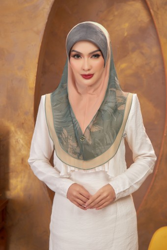 2 LAYER MAMA AISYAH 01823 HARD VISOR